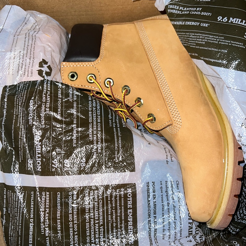 Timberland premium 6 inch waterproof boot wheat nubuck